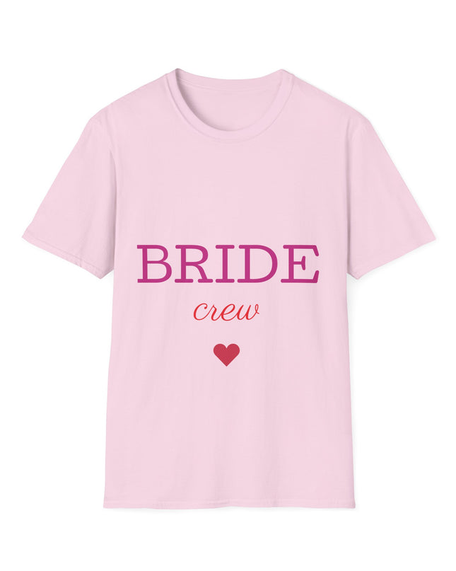 Bridal Crew T-Shirt, Perfect for Wedding Parties, Bridal Showers, Matching Outfits, Celebrating Love, Comfortable Wear