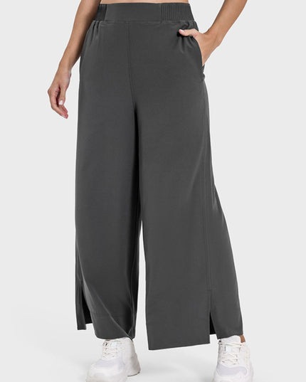 Millennia Slit Wide Leg Active Pants