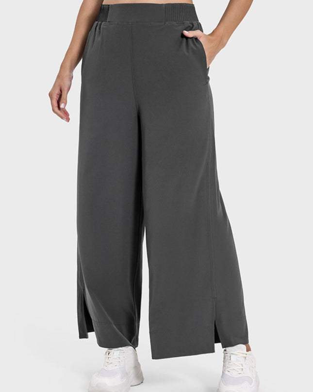 Millennia Slit Wide Leg Active Pants