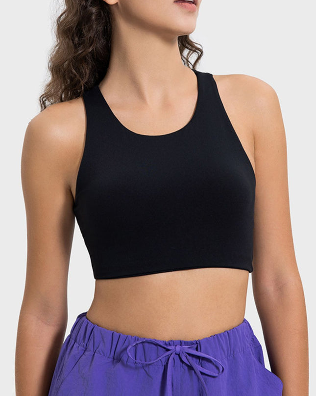 Millennia Cutout Round Neck Active Tank