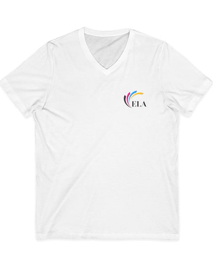 Unisex Jersey Short Sleeve V-Neck Tee