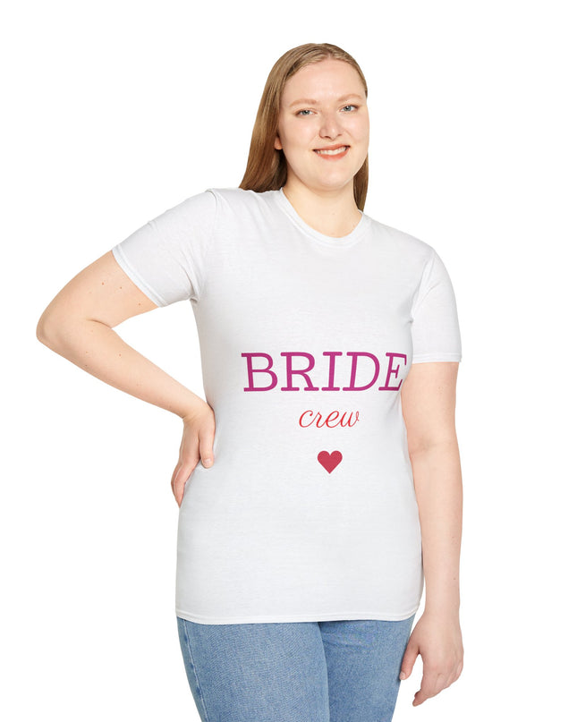 Bridal Crew T-Shirt, Perfect for Wedding Parties, Bridal Showers, Matching Outfits, Celebrating Love, Comfortable Wear