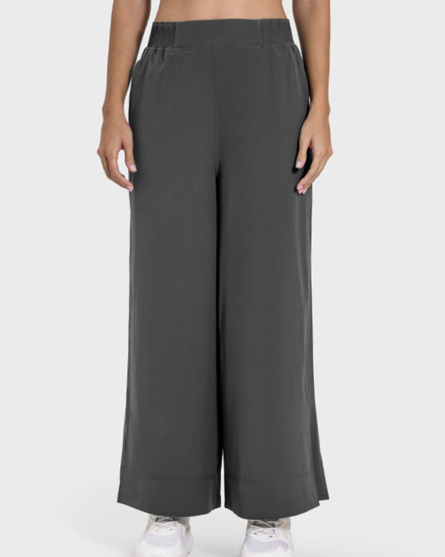Millennia Slit Wide Leg Active Pants