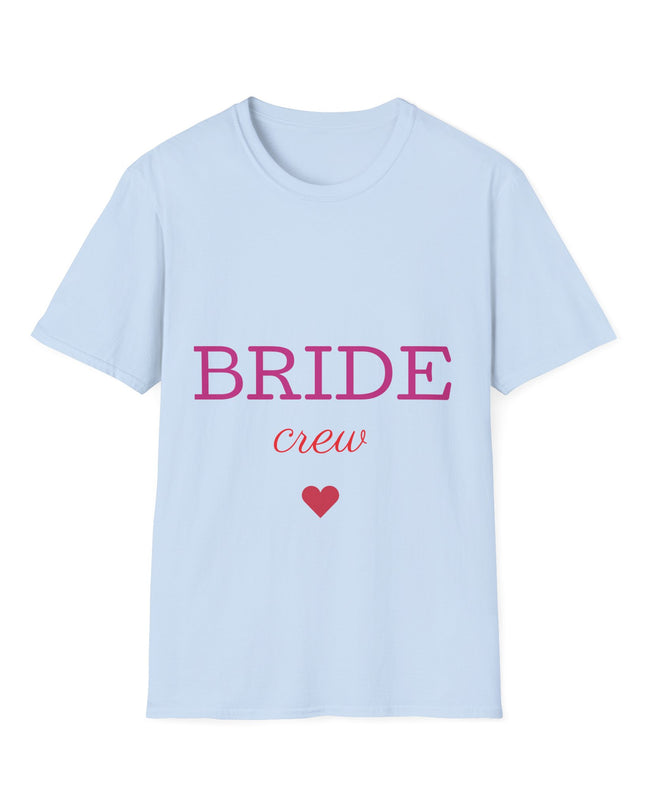 Bridal Crew T-Shirt, Perfect for Wedding Parties, Bridal Showers, Matching Outfits, Celebrating Love, Comfortable Wear