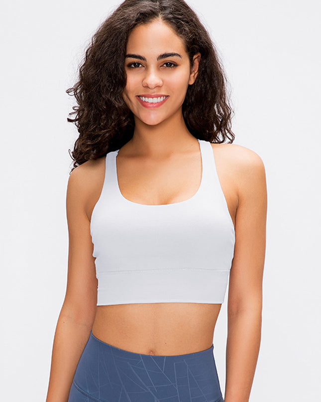 Millennia Crisscross Scoop Neck Active Tank
