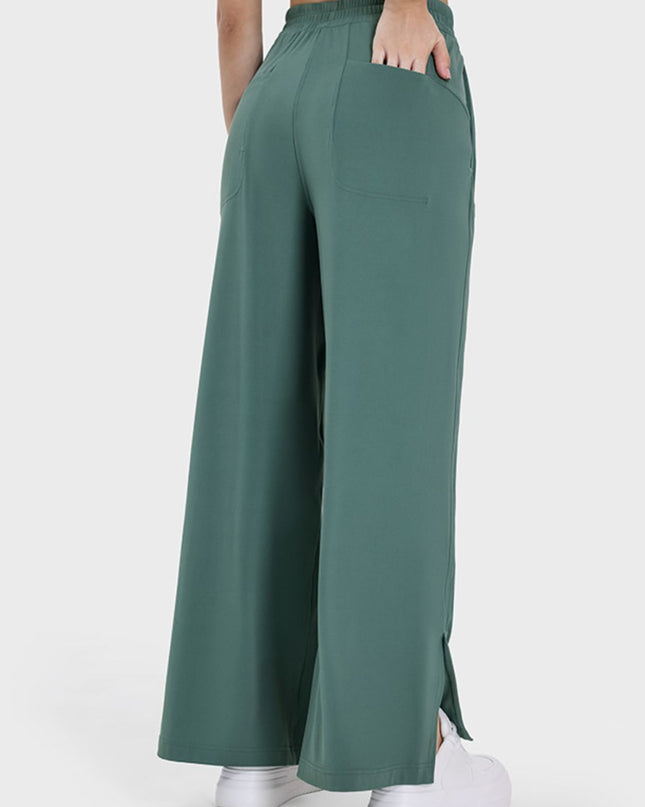 Millennia Slit Wide Leg Active Pants