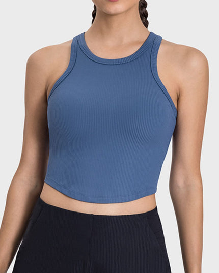 Millennia Round Neck Racerback Active Tank