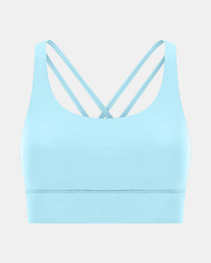 Millennia Crisscross Scoop Neck Active Tank
