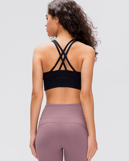 Millennia Crisscross Scoop Neck Active Tank