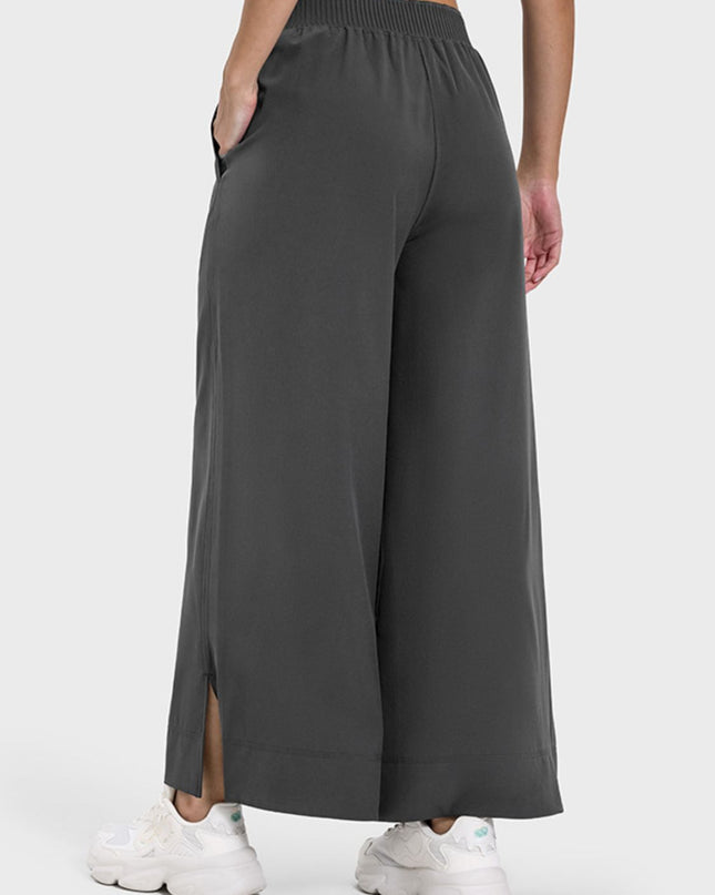 Millennia Slit Wide Leg Active Pants