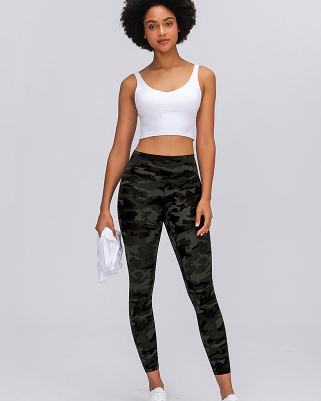 Millennia Wide Seamless Band Waist Sports Leggings