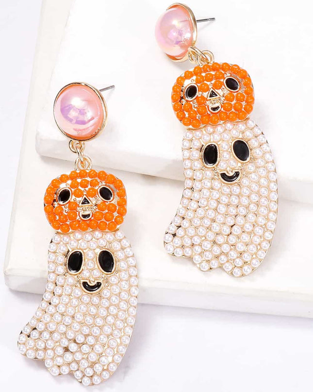 Halloween Ghost Shape Dangle Earrings