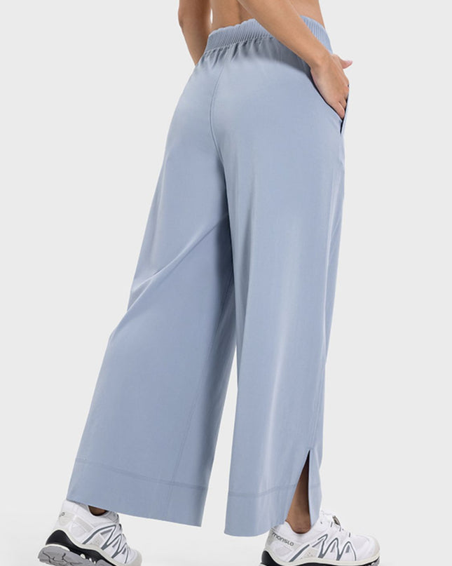 Millennia Slit Wide Leg Active Pants