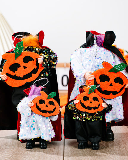 Two-Piece Sequin Halloween Hanging Widgets