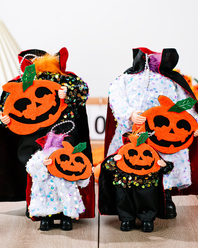 Two-Piece Sequin Halloween Hanging Widgets