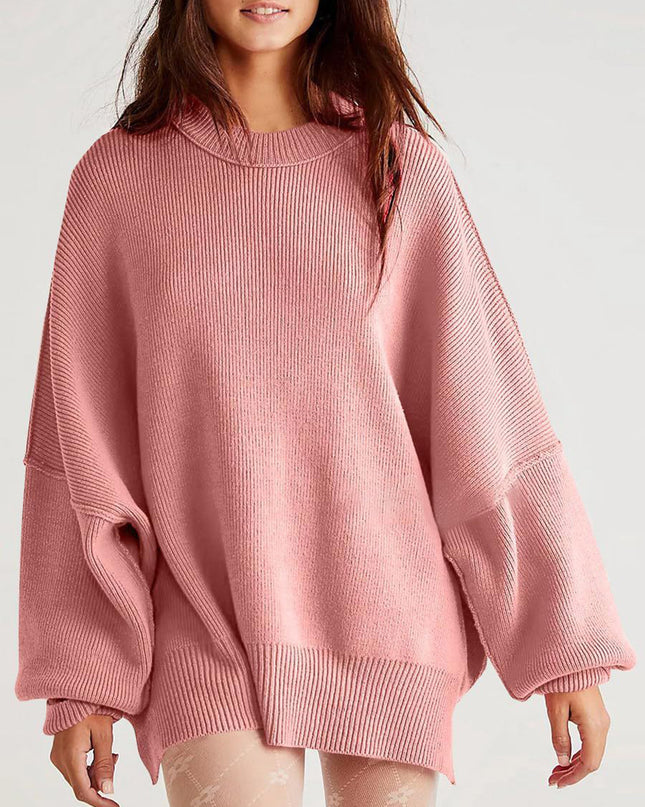 Round Neck Long Sleeve Sweater