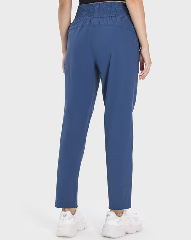 Millennia Pocketed High Waist Active Pants