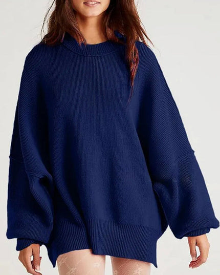 Round Neck Long Sleeve Sweater