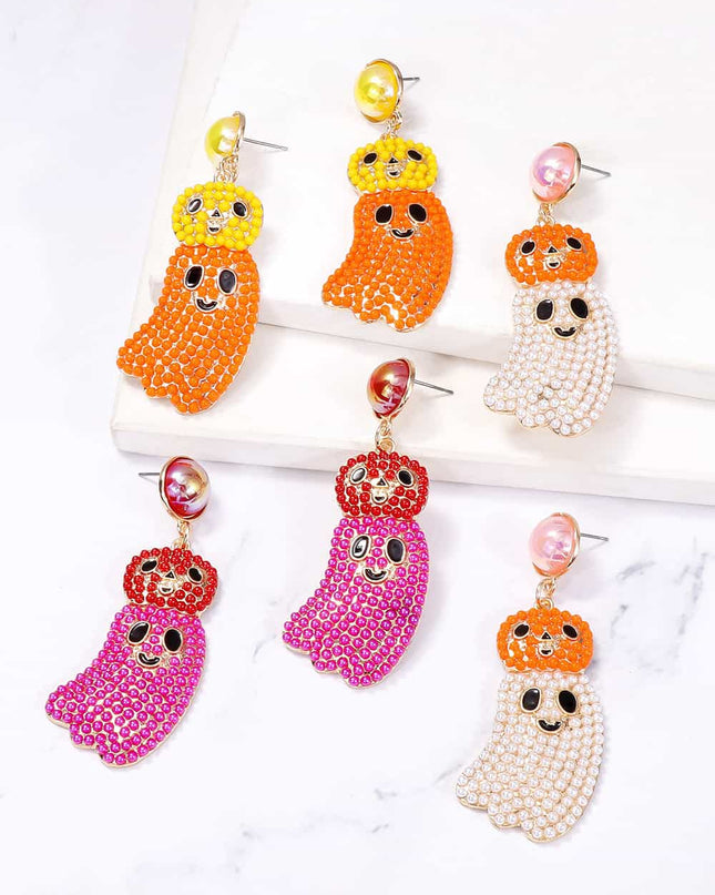 Halloween Ghost Shape Dangle Earrings