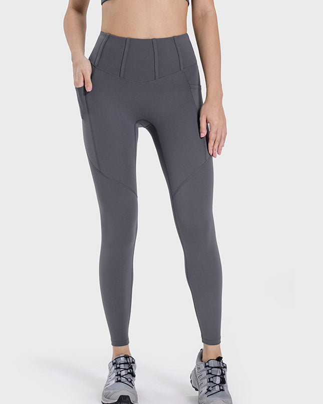 Millennia Pocketed High Waist Active Leggings
