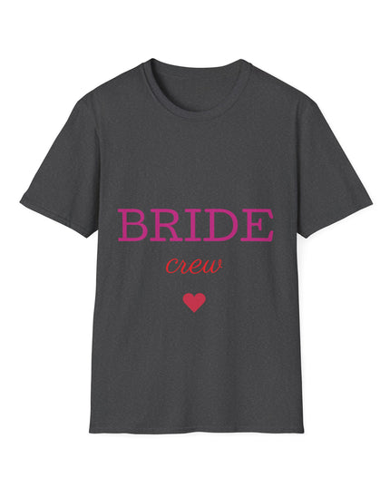 Bridal Crew T-Shirt, Perfect for Wedding Parties, Bridal Showers, Matching Outfits, Celebrating Love, Comfortable Wear