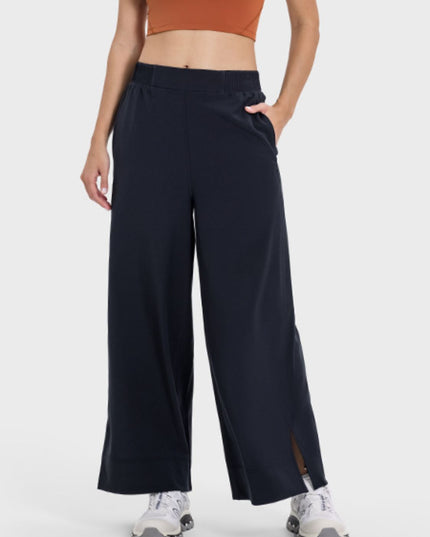 Millennia Slit Wide Leg Active Pants