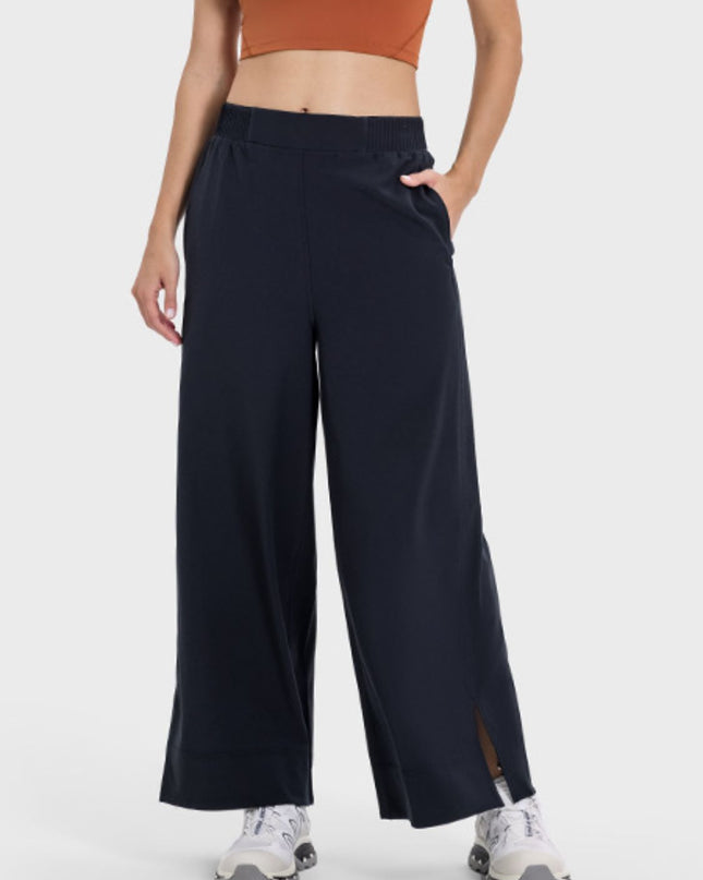 Millennia Slit Wide Leg Active Pants