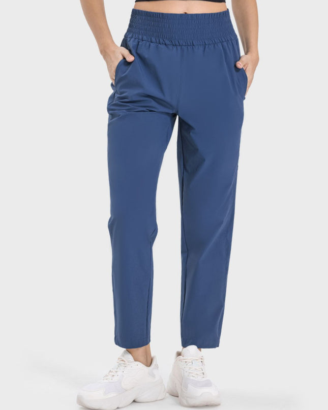 Millennia Pocketed High Waist Active Pants