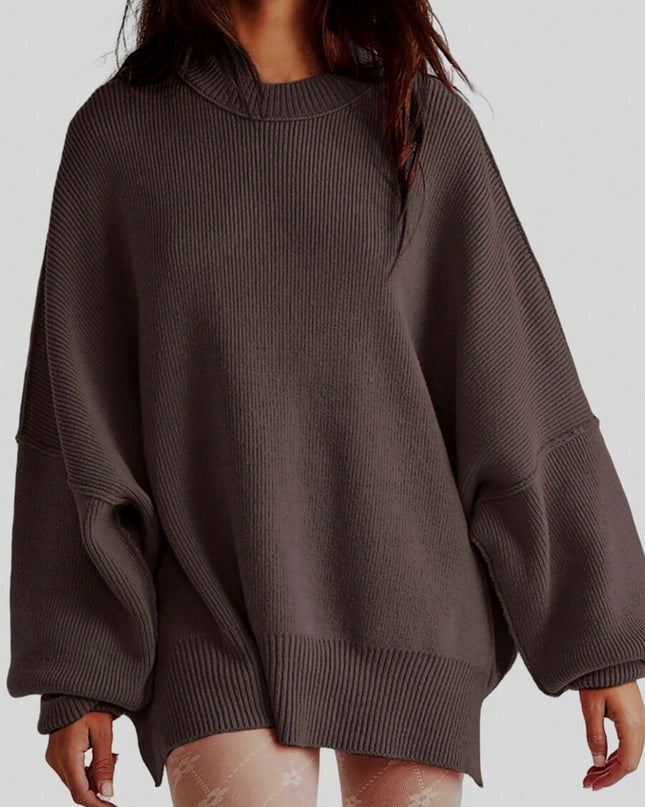Round Neck Long Sleeve Sweater