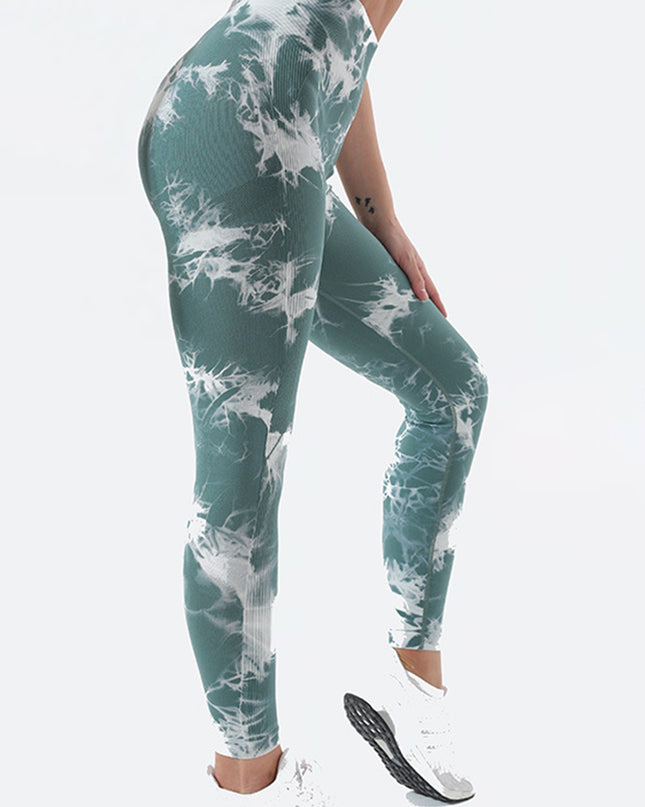 Tie-Dye High Waist Active Leggings
