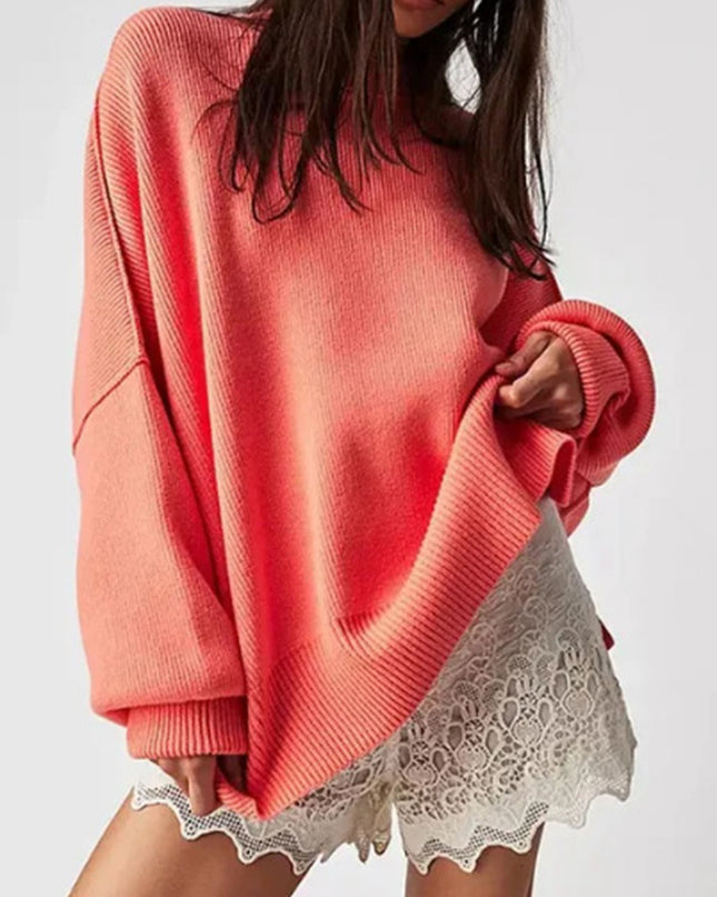 Round Neck Long Sleeve Sweater