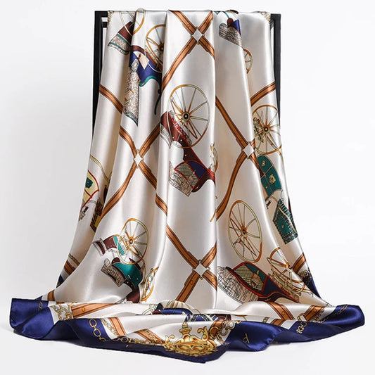 Luxury Silk Printed Scarf/Hijab