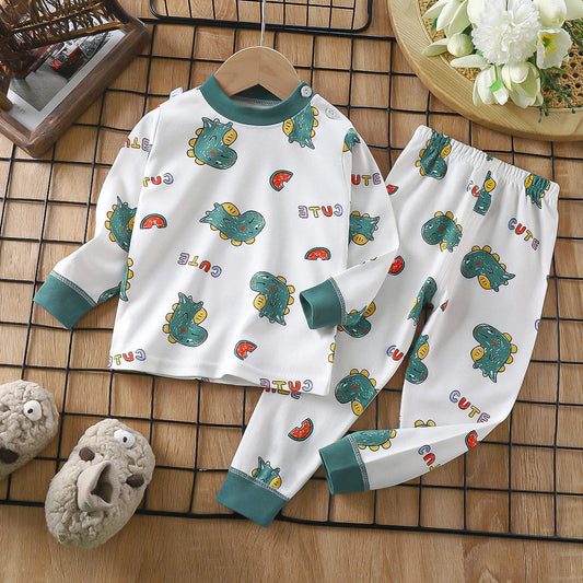 Boys Girls Pajama Sets Cartoon Print