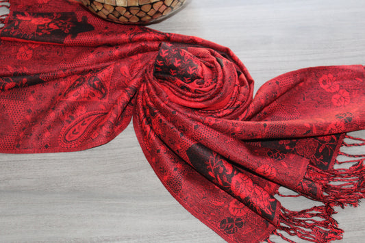Floral Pashmina Scarf/Shawl