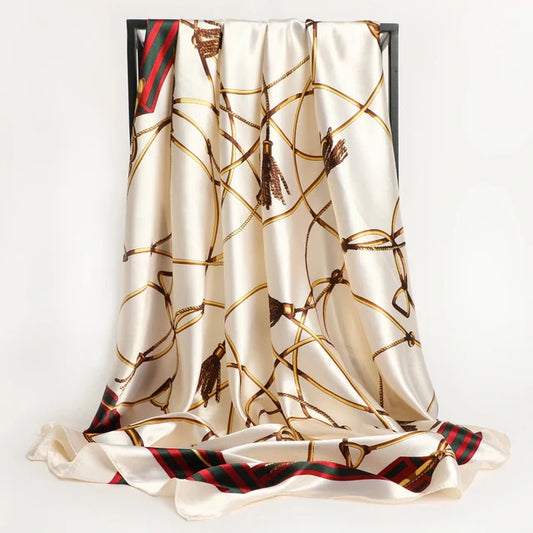 Luxury Silk Printed Scarf/Hijab