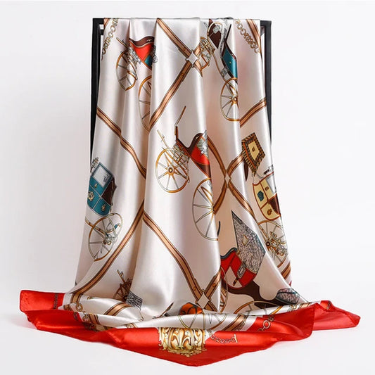 Luxury Silk Printed Scarve/Hijab