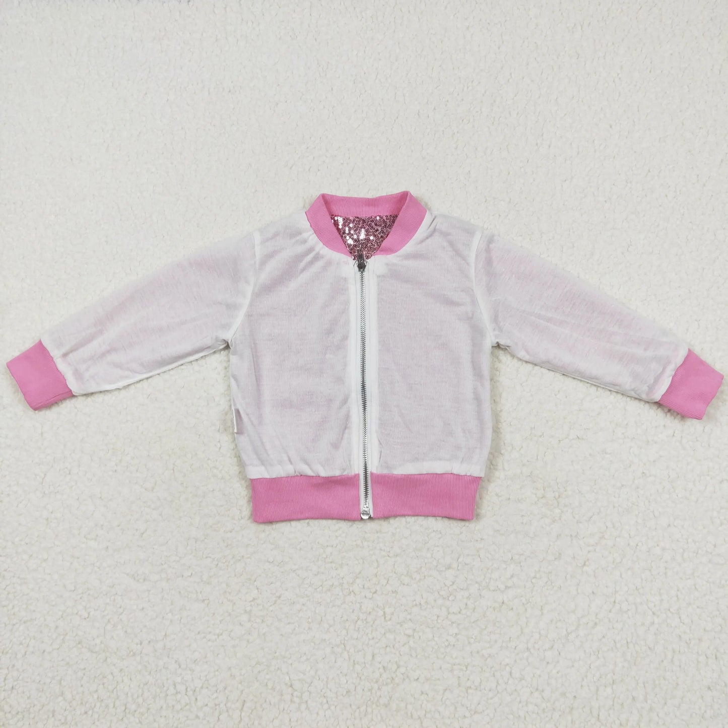Long Sleeves Toddler Zipper Sports Cardigan