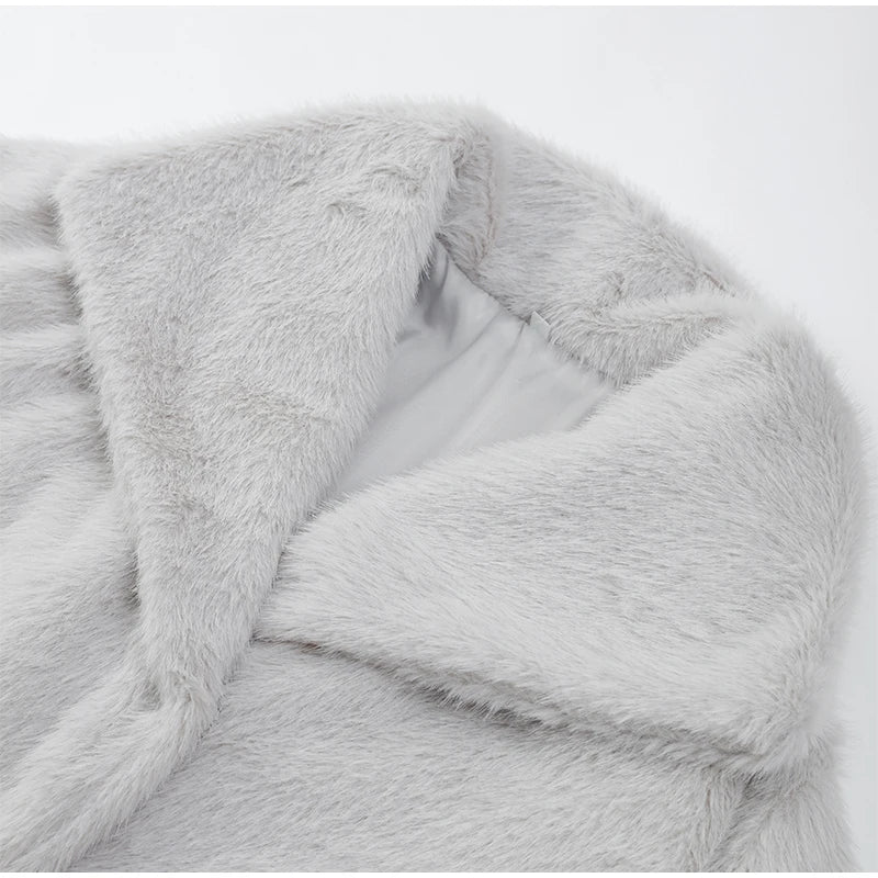 Faux Fur Pocket Jacket for women