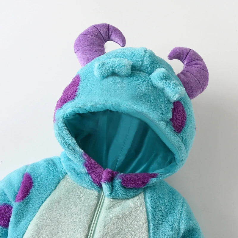 Toddler Baby  Halloween Costumes Cartoon Animal Hooded Fleece