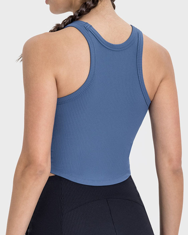 Millennia Round Neck Racerback Active Tank