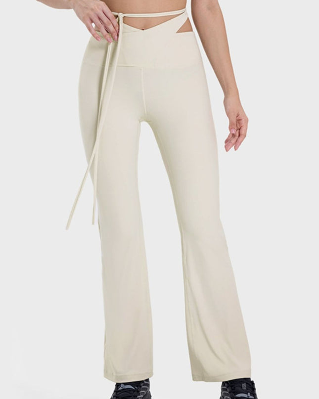 Millennia Tied Mid-Rise Waist Active Pants