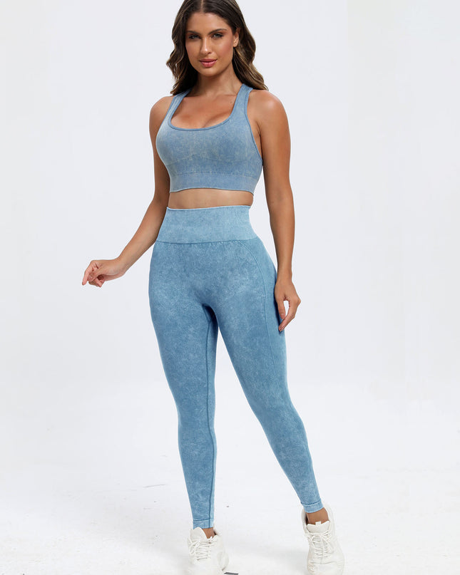 Scoop Neck Wide Strap Top and Pants Active Set