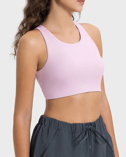 Millennia Cutout Round Neck Active Tank