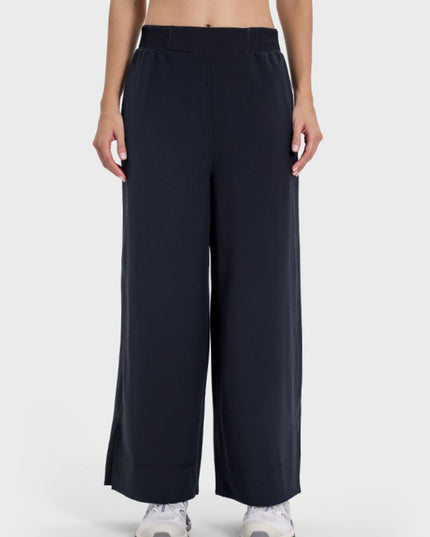 Millennia Slit Wide Leg Active Pants