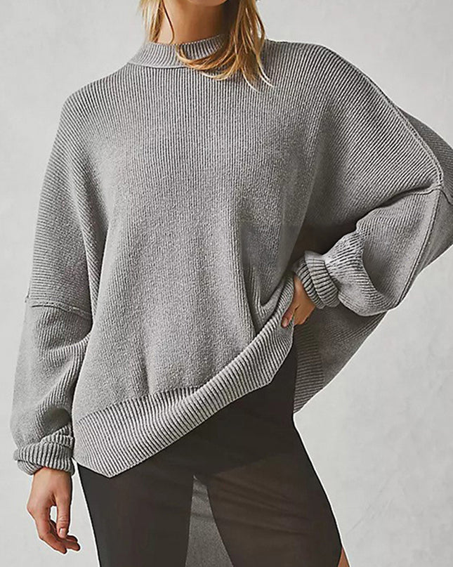 Round Neck Long Sleeve Sweater