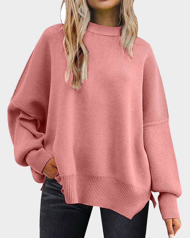 Round Neck Long Sleeve Sweater