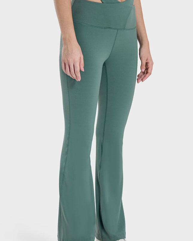 Millennia Tied Mid-Rise Waist Active Pants