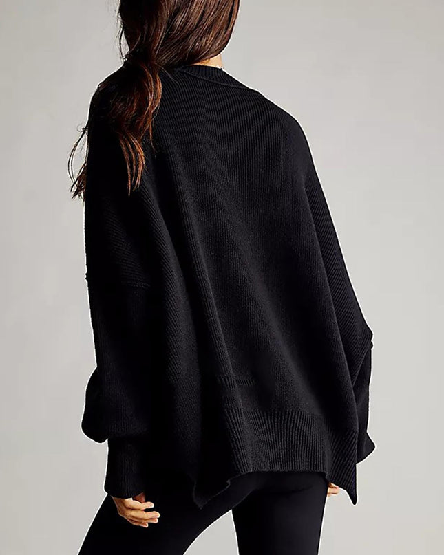 Round Neck Long Sleeve Sweater