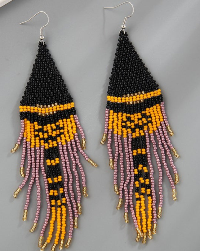 Beaded Dangle Earrings