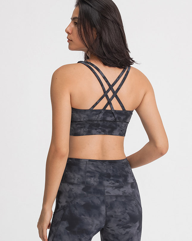 Millennia Crisscross Scoop Neck Active Tank